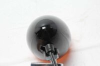 Blinker rund orange Gehäuse schwarz universal Harley Davidson universell