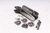 Passenger footrests, rear left and right, rubber footrests Ducati Monster 796 M796 10-16