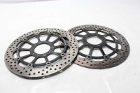 Remschijfpaar voor, links en rechts, geboord, zwevend Ducati 999 S 999S 03-04