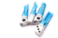 Jalkatuen polkimet takana vasen oikea sininen Kawasaki Z...