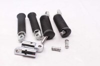 Fodstøtter i gummiforkromet materiale, for, bag, venstre, højre Harley Davidson universell