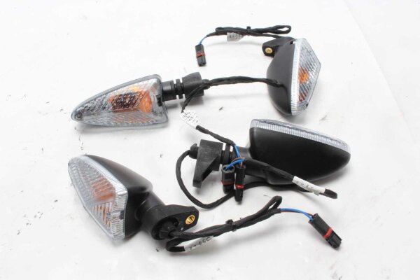 Juego de intermitentes transparentes negros delanteros traseros izquierdo y derecho con Unbekannt Konvolut