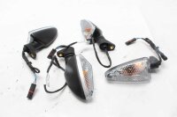 Ensemble de clignotants transparents noirs avant...