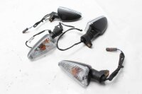 Juego de intermitentes transparentes negros delanteros traseros izquierdo y derecho con Unbekannt Konvolut