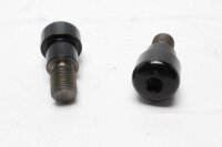 Ensemble de poids de guidon noir gauche droit amortisseur...