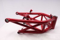 Chasis principal con estructura espacial tubular de color rojo Ducati Monster 796 M796 10-16