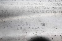 Udskiftning af udstødningsdæmper til DB killer 573.1.064 Ducati 999 S 999S 03-04