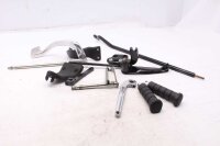 Komplett fotstöd fram, höger och vänster pedaler Harley Davidson universell