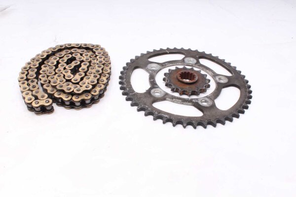 Kedjesats, drivsats, kedjehjul, kedja Honda XL 1000 V Varadero SD02 01-03