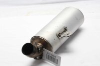 Auspuff Endtopf Schalldämpfer Abgasrohr mit Halter...