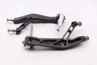 Takajalkatuen kokoonpano, vasen ja oikea, matkustajan jalkatuen pidike Yamaha YZF R1 RN225 12-14