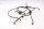 Brake line connector front left right Honda XL 1000 V Varadero SD01 99-00