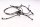 Brake line connector front left right Honda XL 1000 V Varadero SD01 99-00