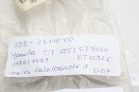 tube de fourche, fourreau de fourche, axe de roue avant, suspension, châssis Yamaha DT 125 LC 10V 82-88