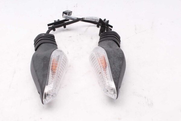 Bakre vänster och höger blinkerspar i klarglas, universell design Ducati universell