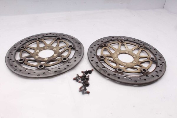 Juego de discos de freno delantero, izquierdo y derecho Honda XL 1000 V Varadero SD02 01-03