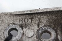 Placa portadora del soporte del reposapiés montaje izquierdo Honda XL 1000 V Varadero SD02 01-03