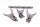 Shift fork set, shift shaft, gearbox forks Honda XL 1000 V Varadero SD01 99-00