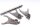 Shift fork set, shift shaft, gearbox forks Honda XL 1000 V Varadero SD01 99-00