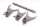 Shift fork set, shift shaft, gearbox forks Honda XL 1000 V Varadero SD01 99-00