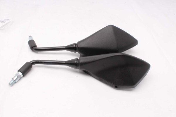 Taustapeilisarja, vasen ja oikea, musta, suorakaiteen muotoinen, peilipari Kawasaki Z 900 B 18-18