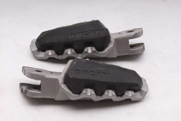 Voetsteun achter, links/rechts, rubberen pad, offroad-profiel Ducati universell