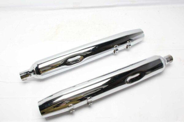 Udstødningsdæmpersæt venstre højre Harley-Davidson Road King 1745 Classic 19-19