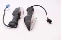 Etuvilkkupari vasemmalla ja oikealla, valkoiseksi sävytetty Kawasaki Z 650 Euro 5 ER650K 20-22