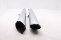Auspuff Endtopf links rechts Schalldämpfer Set...
