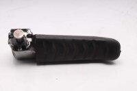 Rear left foldable passenger footrest with rubber pad...