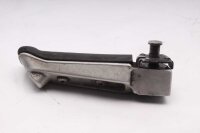 Rear left foldable passenger footrest with rubber pad...