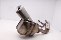 Udstødningssystem manifold lyddæmper katalysator varmeskjold Yamaha MT-07 700 A 18-18