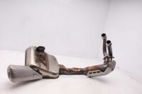 Udstødningssystem manifold lyddæmper katalysator varmeskjold Yamaha MT-07 700 A 18-18