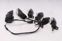 Blinker Satz klar Glas LED schwarz links rechts universal...