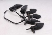 Blinker Satz klar Glas LED schwarz links rechts universal...