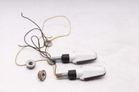 Clignotants avant à LED, paire, noir et blanc, universels Triumph Tiger 1050 115NG 07-13