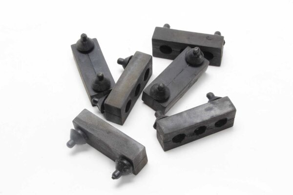 Topes de goma para asientos, soportes de goma, traseros y delanteros Honda CBF 1000 F SC58 06-11