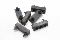 Stoelrubbers, rubberhouders, achter en voor Honda CBF...