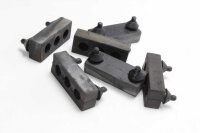 Topes de goma para asientos, soportes de goma, traseros y delanteros Honda CBF 1000 F SC58 06-11