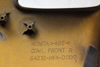 Front fairing right, fairing gold front Honda CBF 1000 F SC58 06-11