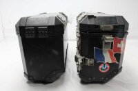 Alumiinikotelosetti, sivulaukut, matkatavaralaukut Moto...