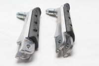 Poggiapiedi anteriori sinistro e destro, pedali, set di supporti in gomma Honda universell