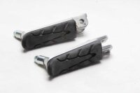 Poggiapiedi anteriori sinistro e destro, pedali, set di supporti in gomma Honda universell