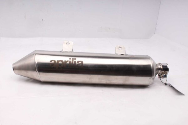 Auspuff Endtopf Abgasanlage Schalldämpfer rund Edelstahl Aprilia RX 125 24-24