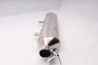 Auspuff Endtopf Abgasanlage Schalldämpfer rund Edelstahl Aprilia RX 125 24-24