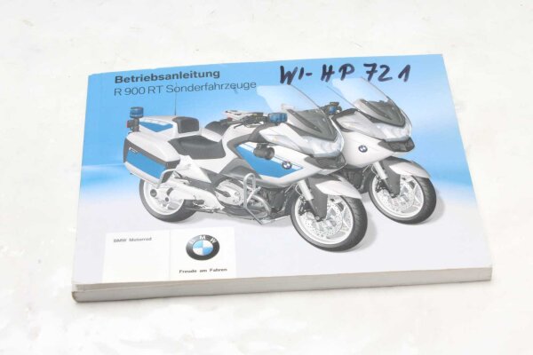 Operating Instructions for Special Vehicles Manual BMW R 900 RT R12RT 0330 K26 10-13