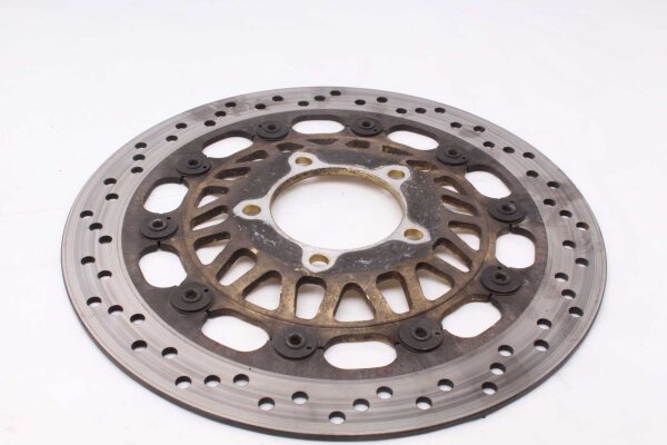 Bremsscheibe vorne schwimmend gelocht Träger Triumph Sprint ST1050 215NA 05-10