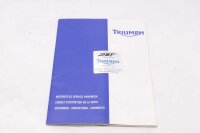 Inspektionshandbuch Wartungsheft Serviceheft Triumph...
