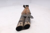 IXIL Doppelendtopf Auspuff Schalldämpfer e9 45900 Honda NC 700 S RC61 12-13