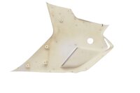 Front left side fairing, racing fairing, white Ducati 848 848 Evo 13-13